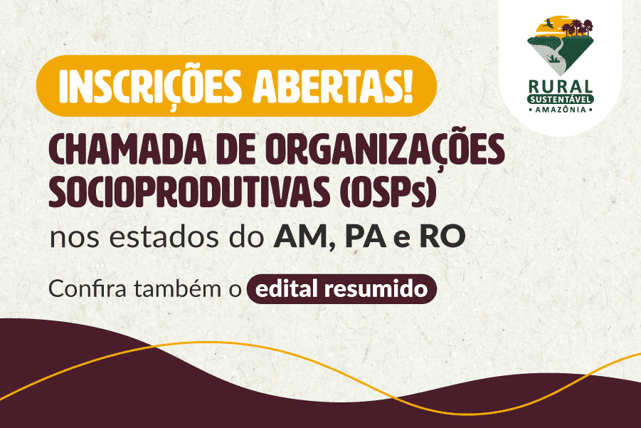 Oportunidade para assessorar a coordenação de Cadeia e Mercado – PRS  Amazônia