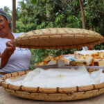 Lanche da manhã e almoço, com sobremesa, na inauguração da Casa de Farinha São Raimundo, na Vila São Jorge